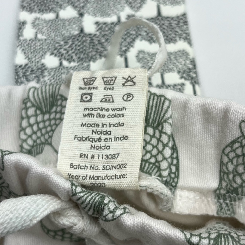 Kate Quinn Size 3T Fish Patterned 100% Organic Cotton Pants Pull On Soft NEW - Picture 3 of 9